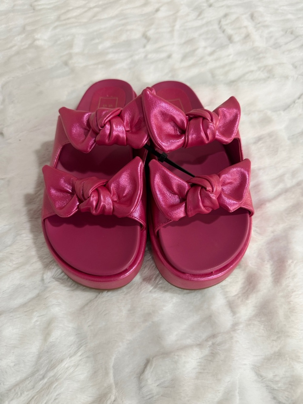 Kiki Bow Slide Footbed Sandals  Size 8.5.